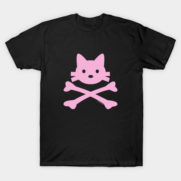 Kitty X-Bones Pink Classic T-Shirt by jrotem